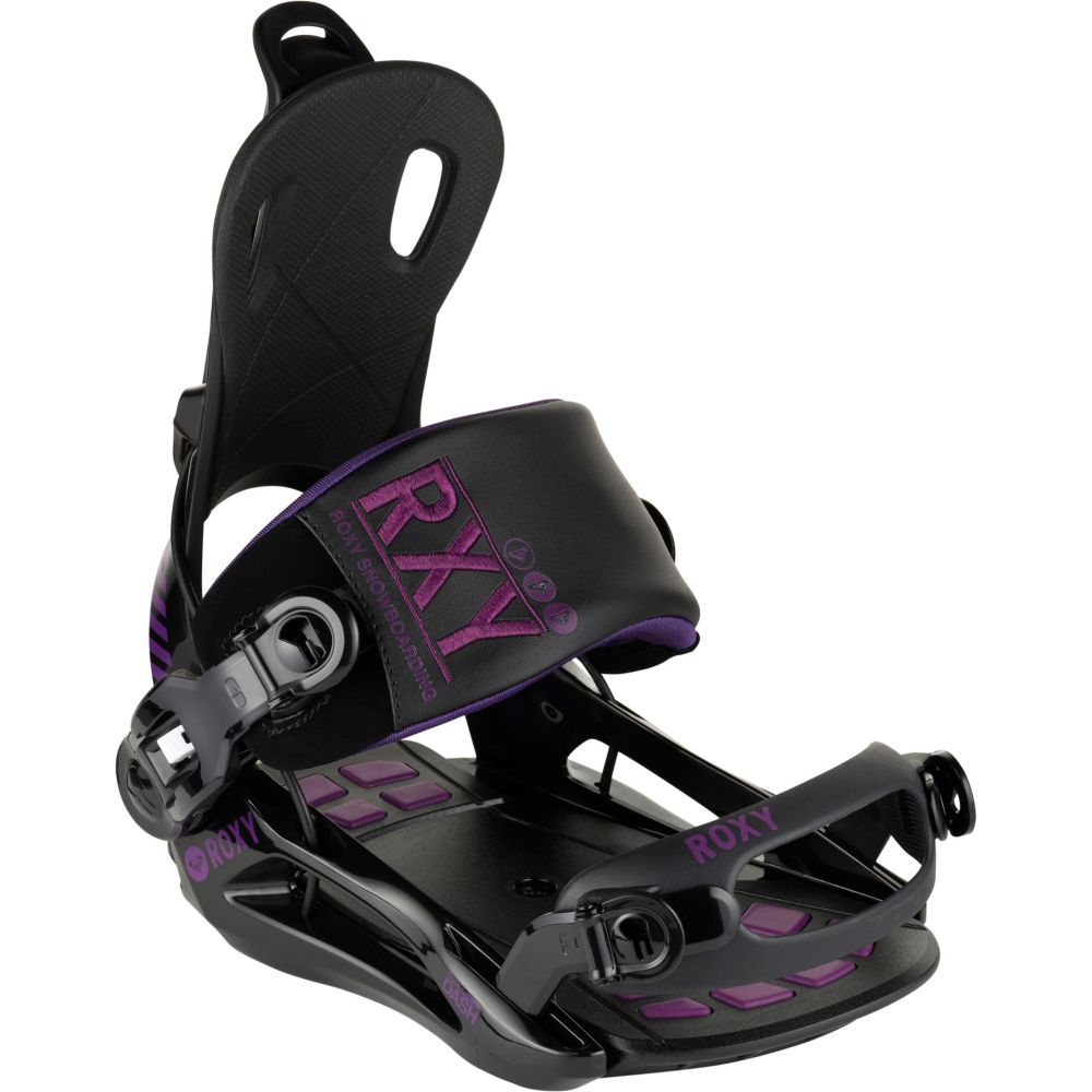 Roxy rock it dash snowboardbindung damen schwarz/lila im online ...