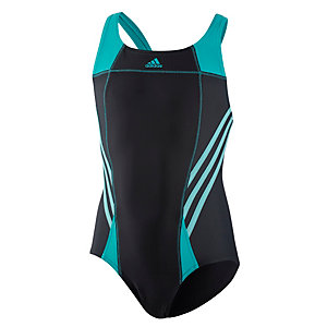 Adidas Badeanzug Mädchen anthrazit/türkis im Online Shop von Adidas Badeanzug Mädchen anthrazit/türkis im Online Shop von
